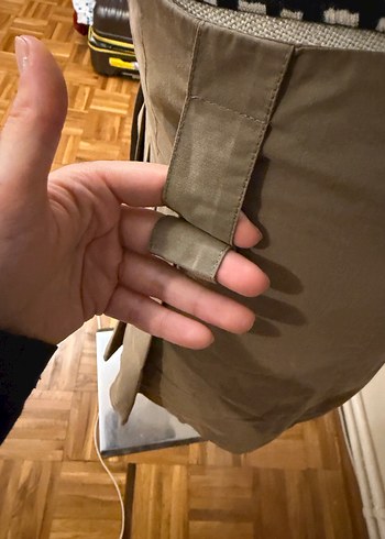 Bej Pileli Mini Etek - Görsel 5