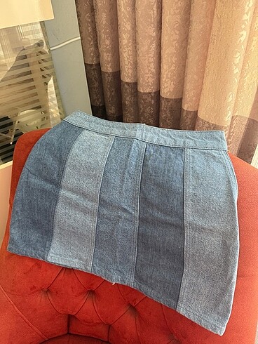 m Beden Pull&Bear Mini kot etek .