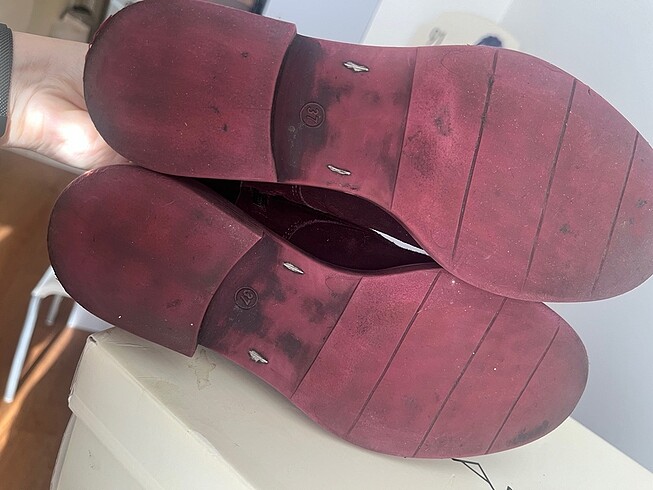 Bordo çok şık bot - Görsel 6