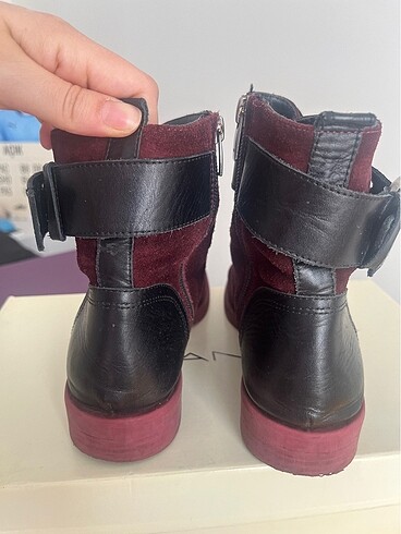 Bordo çok şık bot - Görsel 5