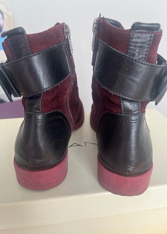 Bordo çok şık bot - Görsel 4