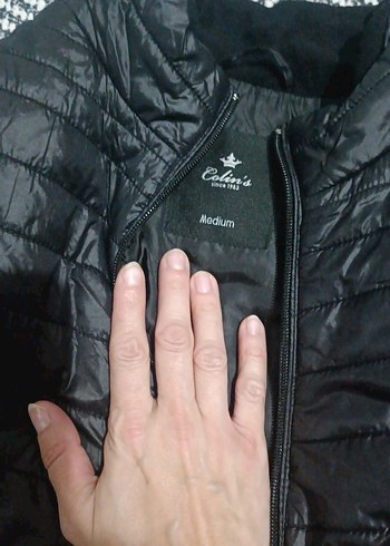 Siyah Fermuarlı Kadın Ceket - Görsel 2