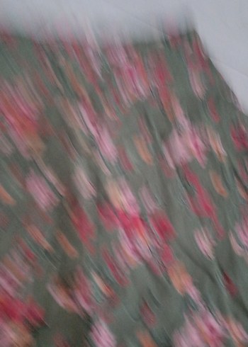 Çiçek Desenli Uzun Bohem Kadın Etek - Görsel 3