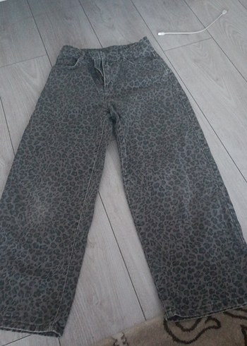 Gri Desenli Bol kesim Jena cocuk - Görsel 2