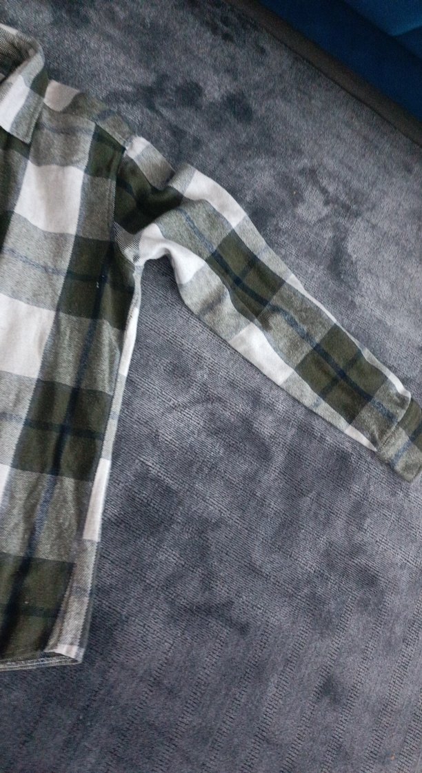 Gri Ekose Desenli Erkek Gömlek - Görsel 2