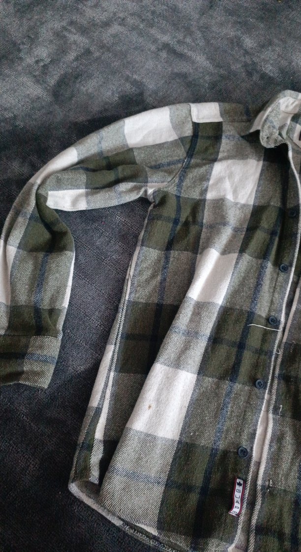 Gri Ekose Desenli Erkek Gömlek - Görsel 3