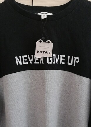 Koton Never gıve up sweatshirt