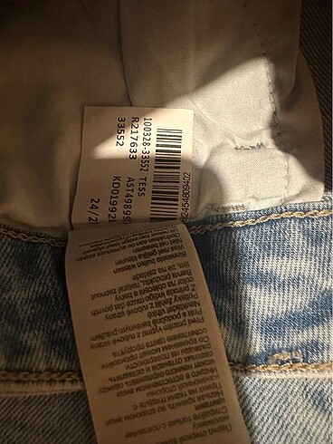 xs Beden mavi Renk Mavi Jeans
