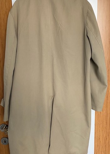 Bej Midi Erkek Klasik Düğmeli Kaban - Görsel 6