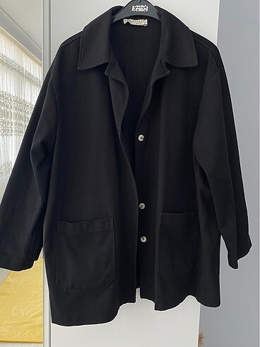 42 Beden Siyah oversize ceket