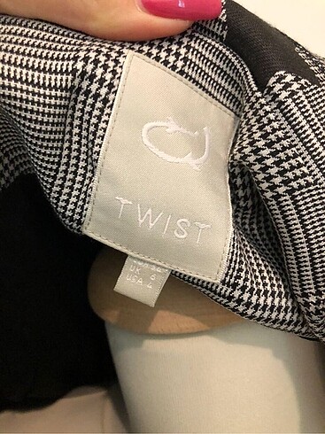 s Beden gri Renk Twist blazer ceket