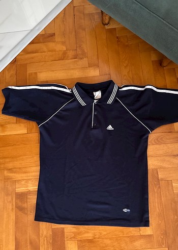 Orjinal adidas Erkek Lacivert Polo Tişört, Kısa Kollu, Atletik