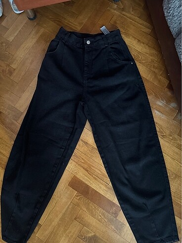 Siyah şalvar model kot bel çevresi 62 boy96 cm