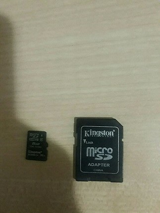 Kingston Micro Sd Hafiza Kart Okuyucu ve 8gb Hafıza Kartı 