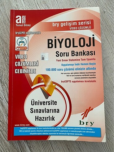 Birey Yayınları Biyoloji Soru bankası