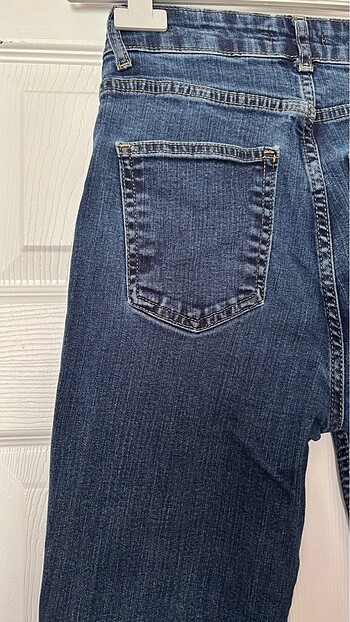 38 Beden lacivert Renk Yüksek Bel Flare Jeans