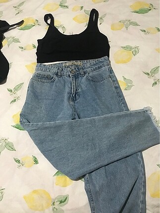 m Beden Paça Detaylı Mom Jean #zara