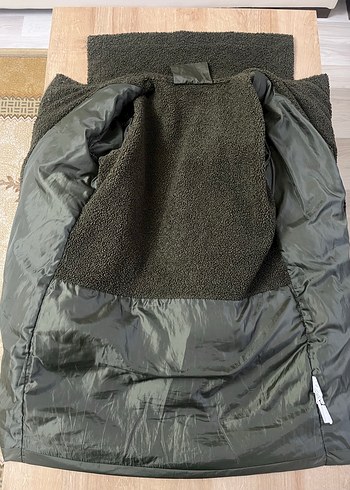 KOTON Kadın Haki Uzun Fermuarlı Kaban - Görsel 6