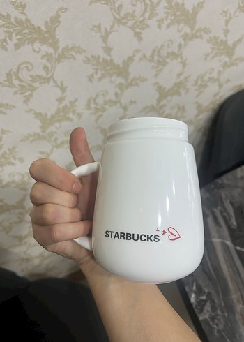 Beyaz Starbucks Kahve Kupası - Görsel 6