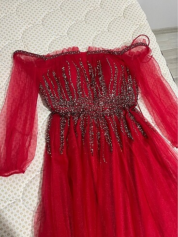 KIRMIZI HELEN ABİYE - Görsel 6