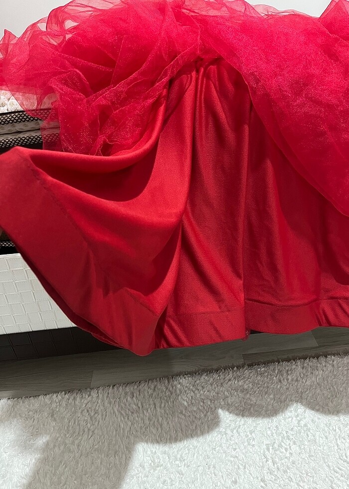 KIRMIZI HELEN ABİYE - Görsel 4