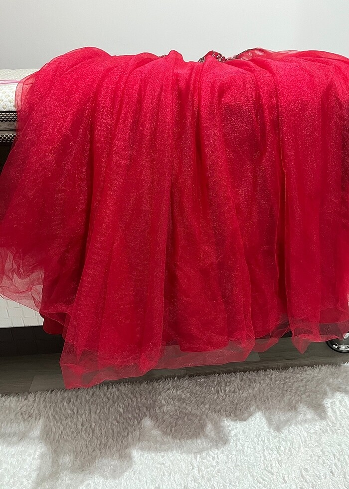 KIRMIZI HELEN ABİYE - Görsel 5