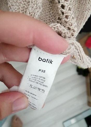 Kadın Bej Uzun Örgü Hırka - Görsel 6