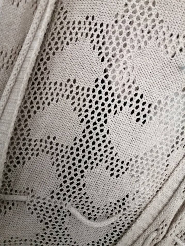 Kadın Bej Uzun Örgü Hırka - Görsel 3