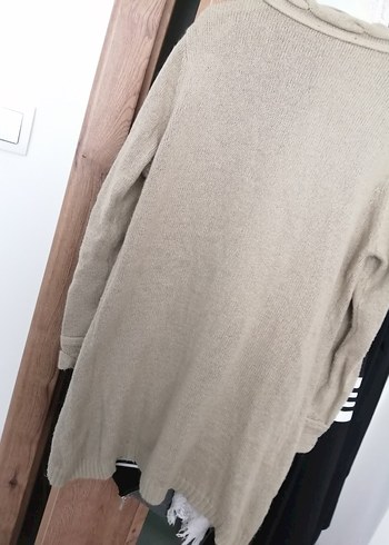 Bej Kadın Triko Hırka - Görsel 7