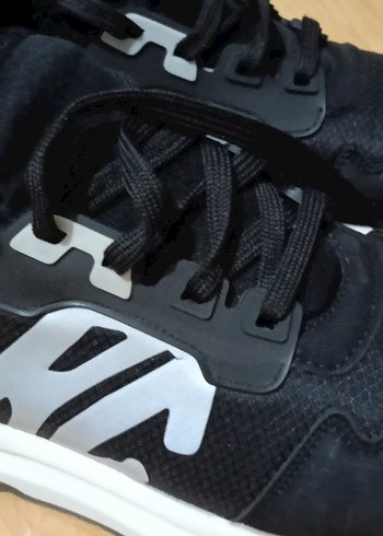 Diğer Siyah Bağcıklı Spor Kadın Sneakers