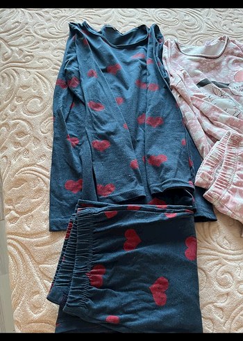 Pembe Puantiyeli Kız Pijama Takımı - Görsel 5