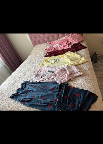 Pembe Puantiyeli Kız Pijama Takımı - Görsel 3