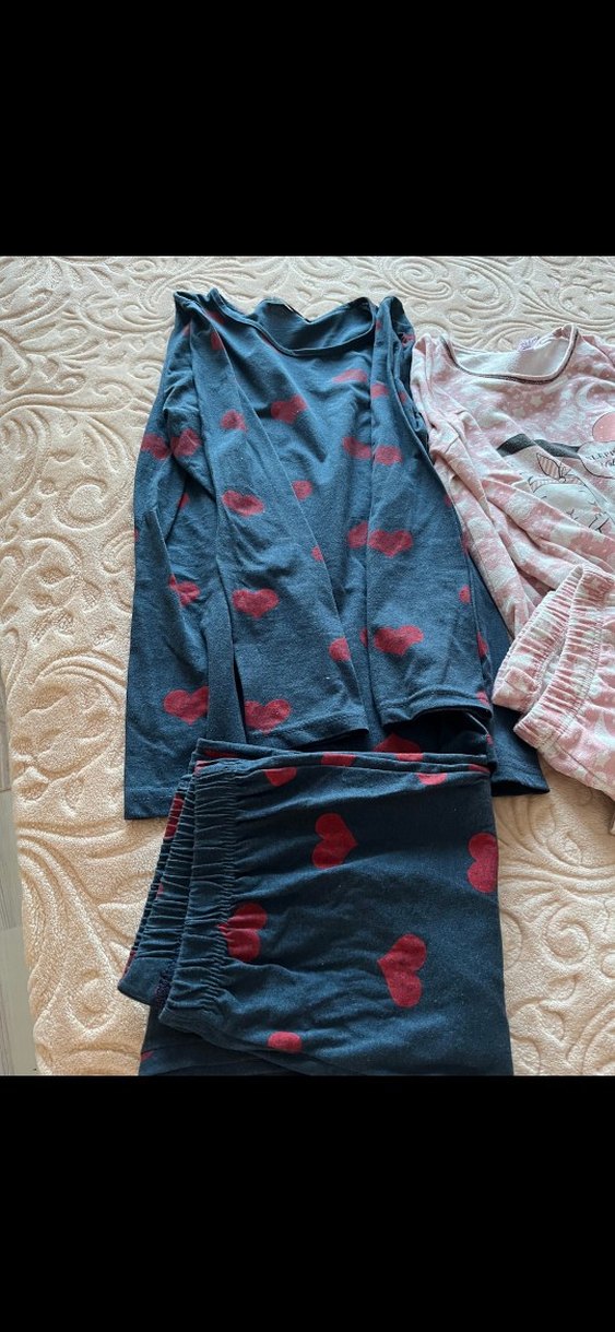 Pembe Puantiyeli Kız Pijama Takımı - Görsel 5