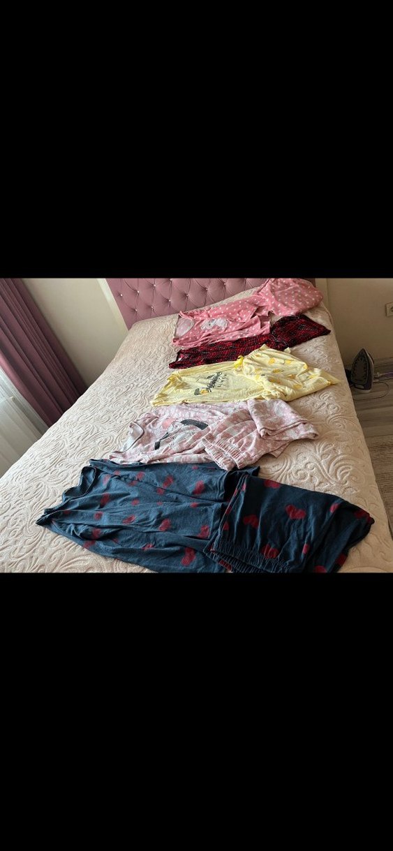 Pembe Puantiyeli Kız Pijama Takımı - Görsel 3