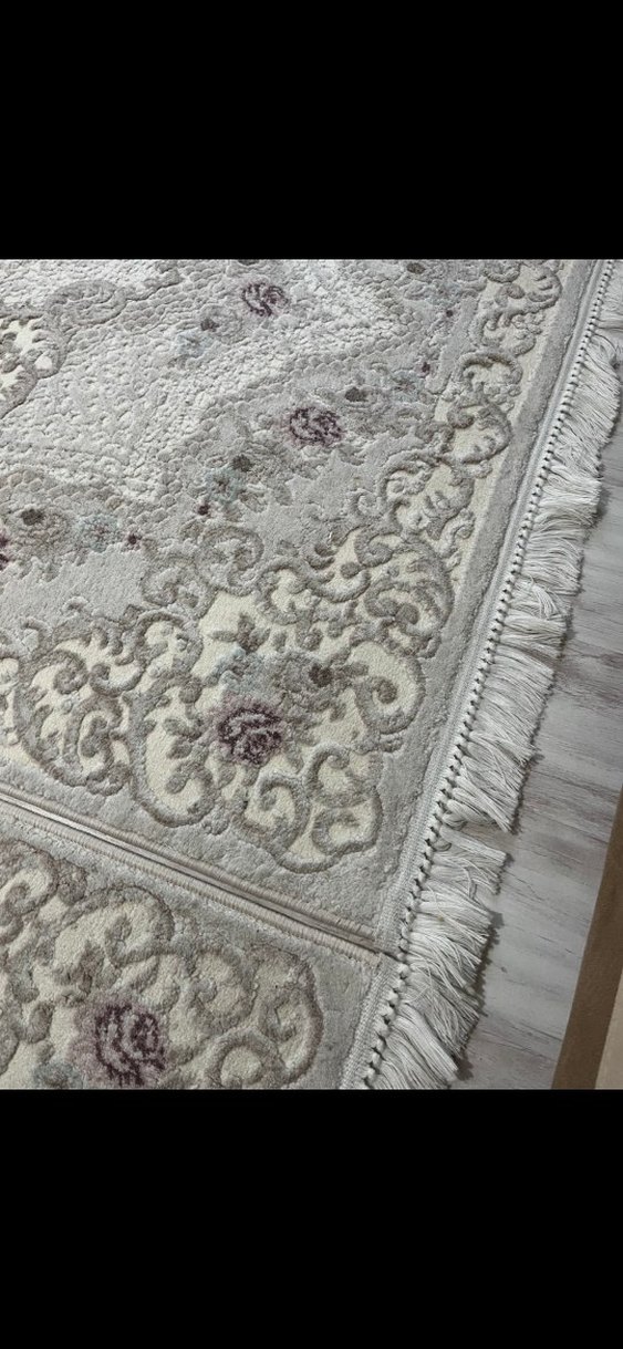 Gri Nakışlı Klasik Halı - Görsel 4