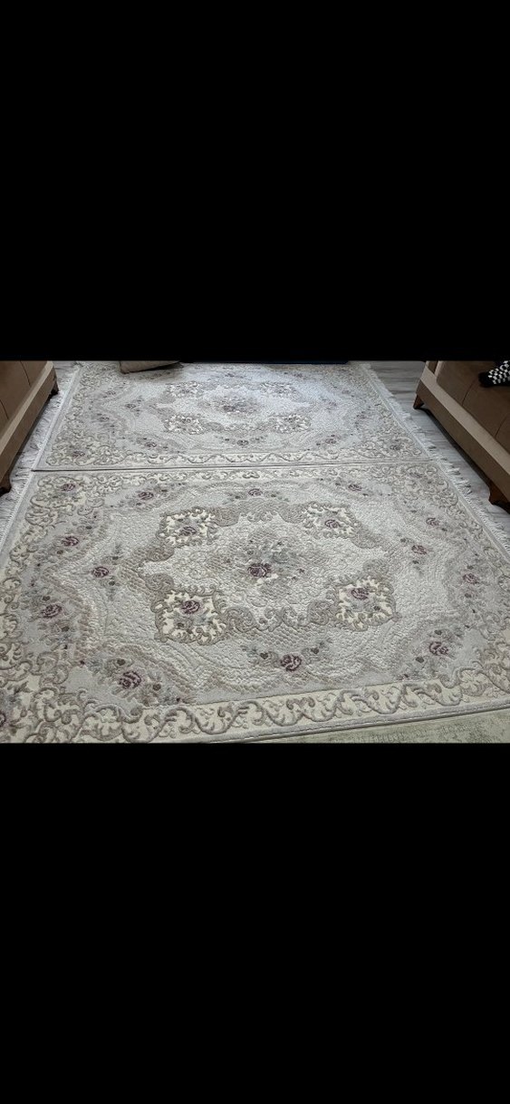 Gri Nakışlı Klasik Halı - Görsel 2