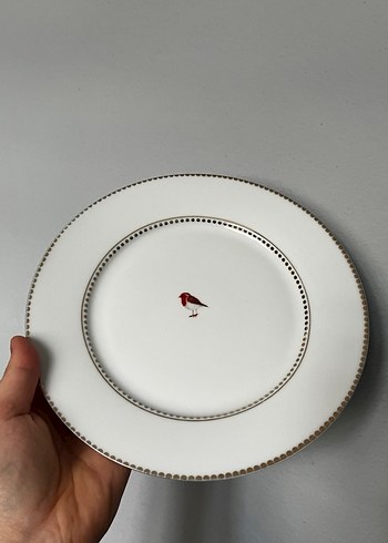 Pip studio beyaz Kuş Desenli Tabak - Görsel 3