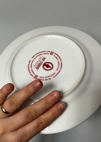 Pip studio beyaz Kuş Desenli Tabak - Görsel 9