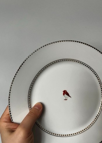 Pip studio beyaz Kuş Desenli Tabak - Görsel 8