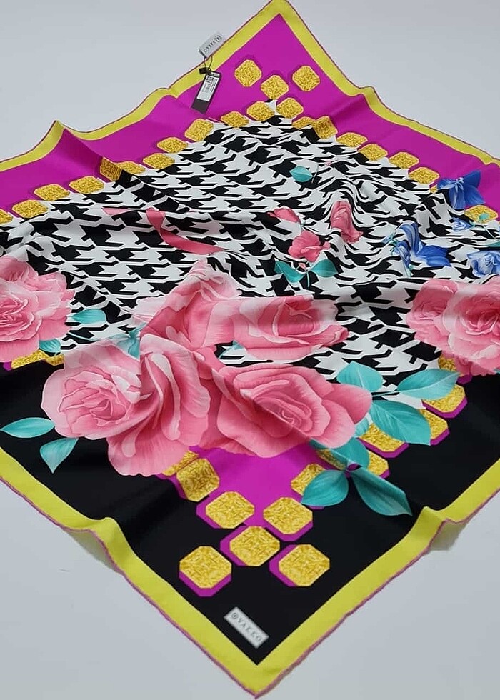 Etiketli sıfır vakko eşarplar - Görsel 2