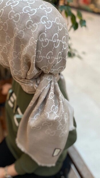 Gucci ithal a kalite yün ipek şal - Görsel 9