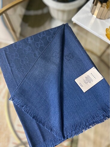 Gucci ithal a kalite yün ipek şal - Görsel 7