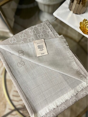 Gucci ithal a kalite yün ipek şal - Görsel 8