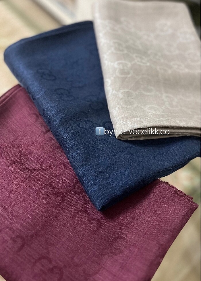 Gucci ithal a kalite yün ipek şal - Görsel 3