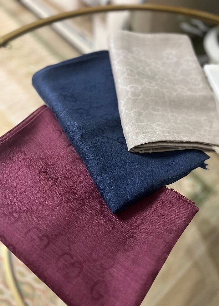 Gucci ithal a kalite yün ipek şal - Görsel 4