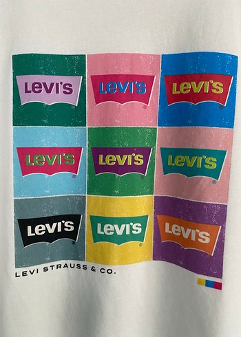 Levis Beyaz Baskılı Tişört - Görsel 2