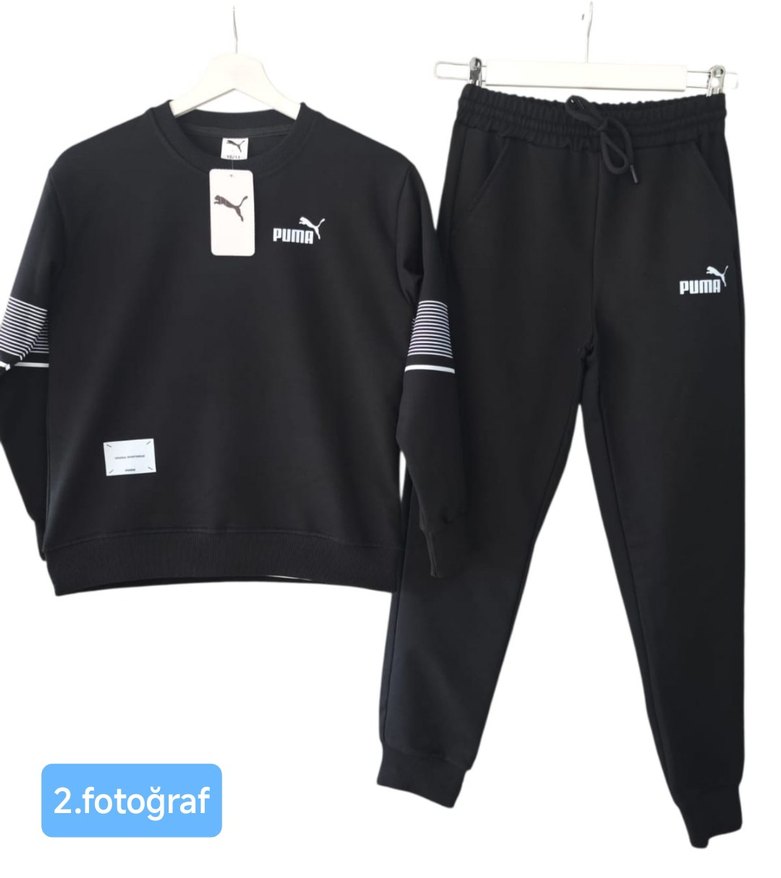 Puma Siyah Erkek Eşofman Takımı - Görsel 2