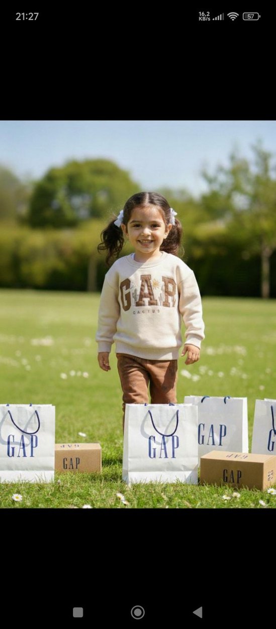 Kız Çocuk Kapüşonlu Sweatshirt ve Eşofman Altı - Görsel 5