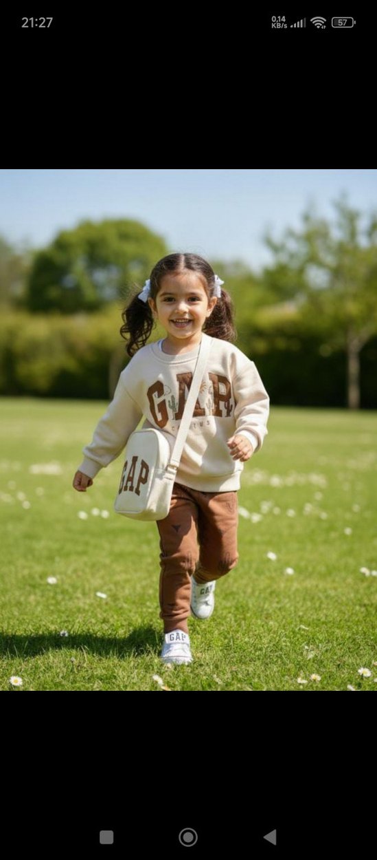 Kız Çocuk Camel Renkli takım - Görsel 2