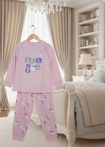 Rolypoly Kız Çocuk Pembe Pijama Takımı - Görsel 6